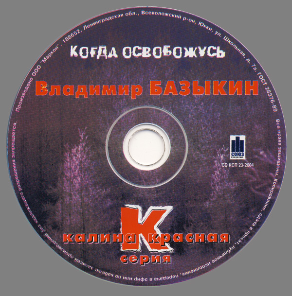 Владимир Базыкин Когда освобожусь 2004