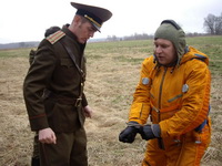 Съемки музыкального клипа на песню Юрия Белоусова «Привет, Юрий Гагарин» 12 апреля 2011