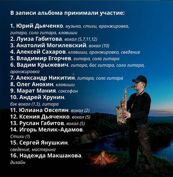 Юрий Дьяченко Тая 2021 (CD)