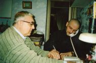 Леонид Ефремов с Константином Беляевым, 1999г.