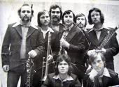 ВИА «Сябры» 1976г. Сергей Кривенков (в центре внизу)