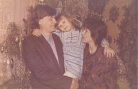Андрей Мороз с женой Ларисой и дочкой Таней.1991г