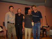 Александр Фельдман, Дмитрий Лумельский, Борис Берг, Леонид Каушанский. Израиль, октябрь 2005