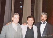 Валерий Шунт, Эдик Сингер (гр.Чалка) и Михаил Иноземцев, фестиваль Питерский приход, 2004