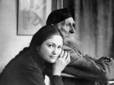 Дина Верни (Айбиндер) и Аристид Майоль, 1930-е гг.