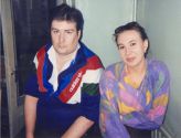 А.Волокитин и Наталья Звездина (дочь А.Северного), 1995.04.15