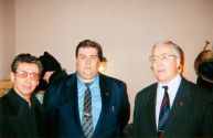 Ю.Миронов, А.Волокитин, К.Беляев в ЦДЖ, 2000.01.20