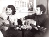 В квартире Юрия Алексеевича Кукина после совместного концерта в клубе "Восток". Ленинград, 11 ноября 1978г.