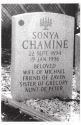 Могила Соня Шанина (Sonia Chamine) 22.09.1894 - 19.01.1996